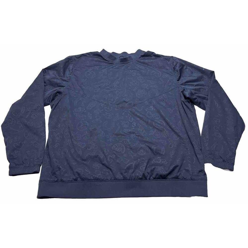 Men's Nike Shield Golf Standard Fit Water Resistant L/S Pullover XXL Navy CK3772